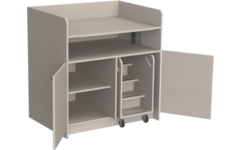 Aankleedtafel Standard 100 ahorn trap rechts