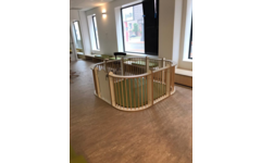 Grondbox complete opstelling rond, wit
