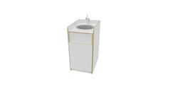 Wasbakunit Flex+ wit 53,6 cm