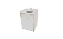 Wasbakunit Flex+ wit 70cm
