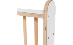 Grondboxelement | Wit, 90 cm, recht