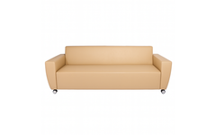 Bank Rolo 3-zits, geremde wielen, stof 7x 32M1709 classic java
