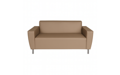 Bank Rolo 2-zits, op poten, stof 7x 32M1709 classic java