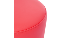 Poefje Robbie 31 cm hoog, stof Boltaflex 454348 zalm (Lox)