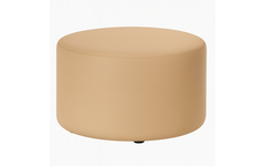Poefje Robbie 45 cm hoog, Ø 70cm, stof 8x 32M1241 classic beige