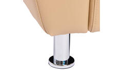 Bank Rolo 3-zits, op poten, stof 7x 32M1709 classic java