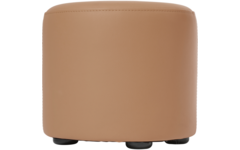 Poefje Robbie 26 cm hoog,  Ø 30cm, stof 7x 32M1709 classic java