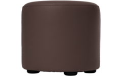 Poefje Robbie 26 cm hoog Ø 30 cm, stof 7x 32M2793 classic lever (bruin)