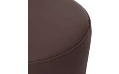 Poefje Robbie 26 cm hoog Ø 30 cm, stof 7x 32M2793 classic lever (bruin)