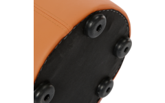 Poefje Robbie 26 cm hoog Ø 30 cm, stof 8x 32M1755 trend oranje