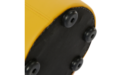 Poefje Robbie 26 cm hoog Ø 30 cm, stof 8x 32M2388 trend geel