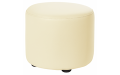 Poefje Robbie 26 cm hoog Ø 30 cm, stof 8x 32M2789 classic licht beige