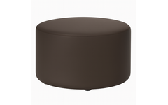 Poefje Robbie 45 cm hoog Ø 70 cm, stof 7x 32M2793 classic lever (bruin)