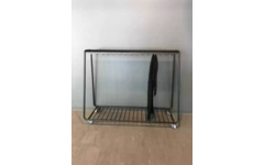 Kapstok Stent laag, verrijdbaar, 20 haken, 120 x 60 x 110 cm