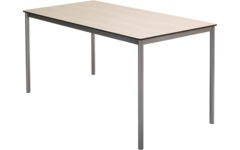 Tafel Rondo 120 x 80 cm, 4-poot, blad kunststof