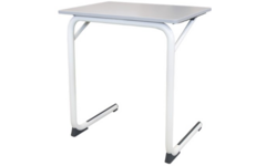 Tafel Gripz, blad met pp-rand 70 x 50 cm, Hoogte F6