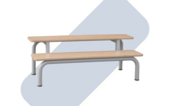 Bordtrapje beuken 100 cm