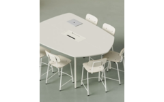 Scarabee large, 6-8 personen, 75 cm hoog, HPL blad