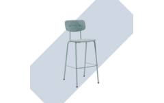 Stoel Atlas, vierpoot, Felt, hoge kruk