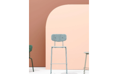 Stoel Atlas, vierpoot, Felt, hoge kruk