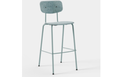 Stoel Atlas, vierpoot, Felt, hoge kruk