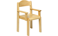 Stoel Original, beuken, hoogte A1-26 cm met armleuningen
