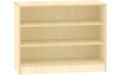 Kast open, ahorn, 100 × 40 × 77 cm, 2 legplanken