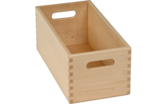 Kist, hout, ahorn, 17 × 35 × 14 cm