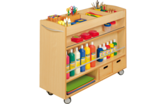 Kast ahorn, 105 × 40 × 89 cm, verrijdbaar, excl. bakken