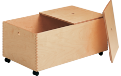 Speelgoedwagen, verrijdbaar 80 × 40 × 32,5 cm