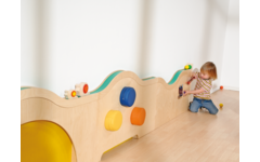 Speelwand cilinder, 103 × 7 × 63 cm cm, berken multiplex