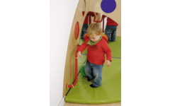 Spiegelhoek met elementen, 120 cm breed, 103 cm hoog