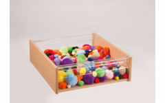 RoomCube materiaalkist met Acrylglasraampjes, breed, 10,3 cm hoog