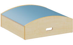 Speelpodium Ahorn |  berg blauw