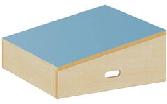 Speelpodium Ahorn | helling hoog blauw