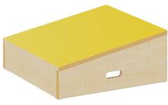 Speelpodium Ahorn |  helling hoog geel