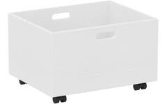 Rolbak wit gebeitst, 46,5 × 37 × 30 cm