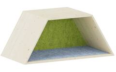 Lernwabe® Flip Halve honingraat  M, bod lichtblauw, achterw lichtgroen (incl. montage)