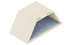 Lernwabe® Flip Halve honingraat  M, bod lichtblauw, achterw lichtgroen (incl. montage)