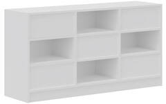 Kast ruimteverdelend wit | achterwanden wit, breedte 149 cm