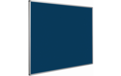 Prikbord Softline profiel 16mm, bulletin blauw, 45x60 cm