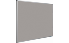 Prikbord Softline profiel 16mm, bulletin grijs, 60x90 cm