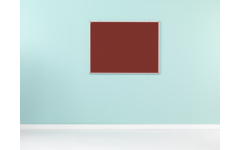 Prikbord Softline profiel 16mm, bulletin rood, 120x180 cm