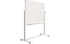 Kantelbord RC10mm profiel, email wit/wit incl. solid onderstel 100x200