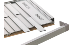 Presentiebord 30 pos. 24 x 74,5 cm incl. 30 blanco naamplaatjes