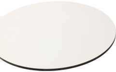 Whiteboard Chameleon emaille rond met zwarte rand Ø 60 cm