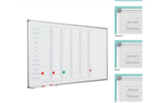 Jaarplanner softline 8mm , 60 x 120 cm