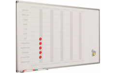 Jaarplanner softline 8mm , 60 x 120 cm