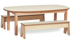 Rollenspel tafel & bankjes, PT1133