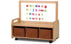 Opbergkast met 3 manden en magnetisch opzetstuk, PT585